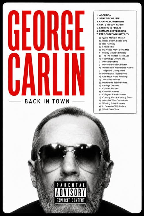 George Carlin: Back in Town (1996) poster