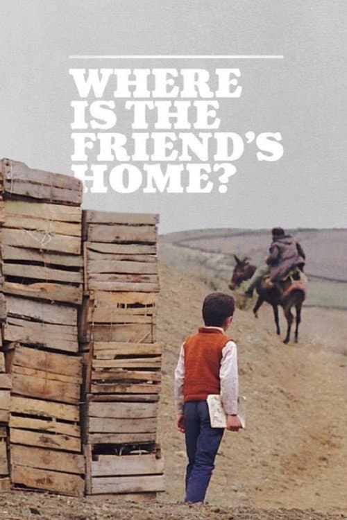 Where Is The Friend's House? (1987) poster