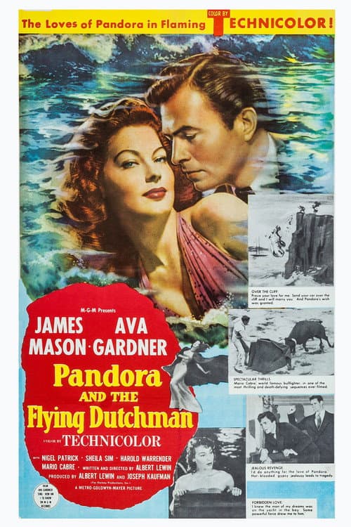 Pandora and the Flying Dutchman (1951) poster